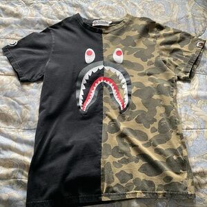 Camo Bathing Ape Tee Youth XL/ Men S